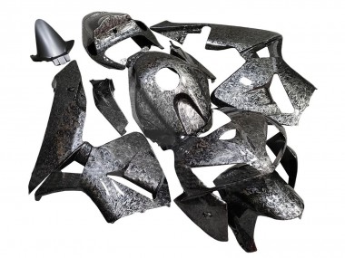 Carénages Moto Honda CBR600RR 2005-2006 - Noir Fibre de Carbone Forgée