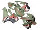 Carénages Moto Honda CBR600RR 2005-2006 - Vert Rouge Requin