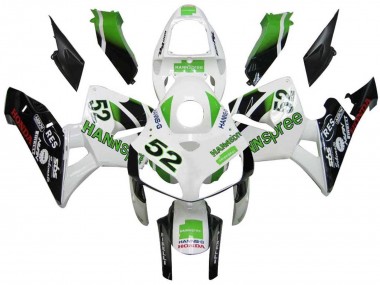 Carénages Moto Honda CBR600RR 2005-2006 - Vert Blanc Noir hannspree 52