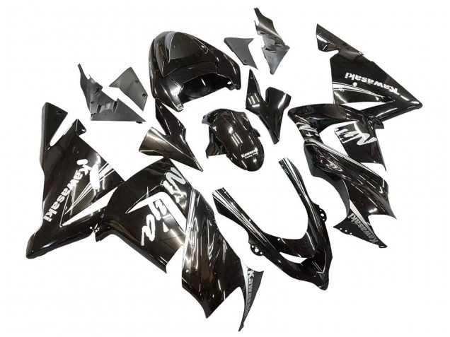 Carénages Moto Kawasaki ZX10R 2004-2005 - Noir Brillant Ninja