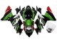 Carénages Moto Kawasaki ZX10R 2004-2005 - Blanc Noir Vert Elf