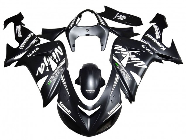 Carénage Moto Kawasaki ZX10R 2006-2007 - Noir Mat