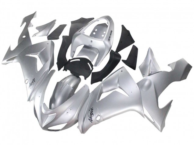 Carénages Moto Kawasaki ZX10R 2006-2007 - Argent Noir Ninja