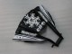 Carénages Moto Kawasaki ZX10R 2011-2015 - Noir Brillant Blanc Elf Neige Décalque