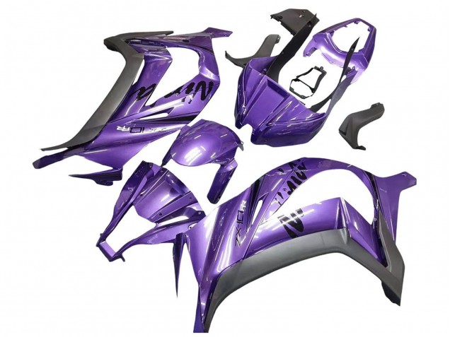 Carénage Moto Kawasaki ZX10R 2011-2015 - Violet Noir Mat
