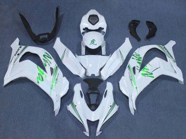 Carénages Moto Kawasaki ZX10R 2016-2020 - Blanc Vert Ninja
