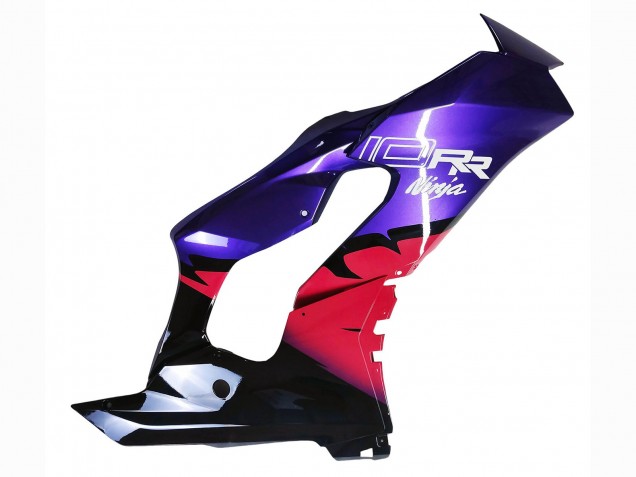 Carénages Moto Kawasaki ZX10R 2021-2025 - Rouge Noir Violet Blanc