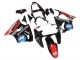 Carénages Moto Kawasaki ZX6R 2000-2002 - Noir Brillant Rouge Bleu Rouge PlayStation 2