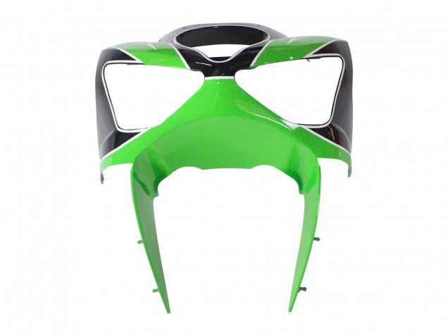 Carénages Moto Kawasaki ZX6R 2003-2004 - Vert Blanc Noir