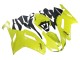 Carénages Moto Kawasaki ZX6R 2007-2008 - Jaune Ninja