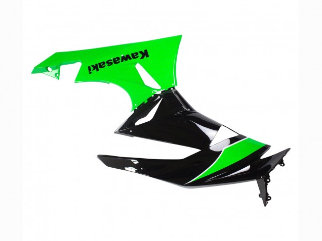 Carénages Moto Kawasaki ZX6R 2009-2012 - Vert Noir Brillant