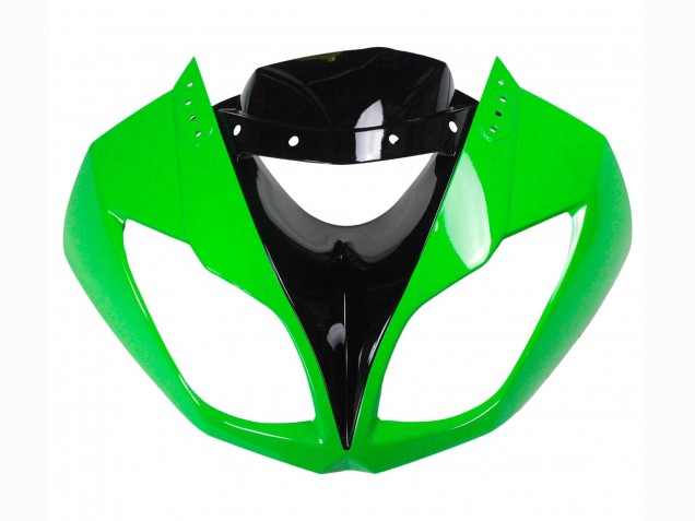 Carénages Moto Kawasaki ZX6R 2009-2012 - Vert Noir Brillant