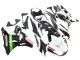 Carénages Moto Kawasaki ZX6R 2009-2012 - Blanc Rouge Noir Vert