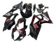 Carénages Moto Suzuki GSXR 1000 2007-2008 - Noir Rouge Flamme