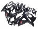 Carénages Moto Suzuki GSXR 1000 2007-2008 - Noir Mat Rouge Décalque
