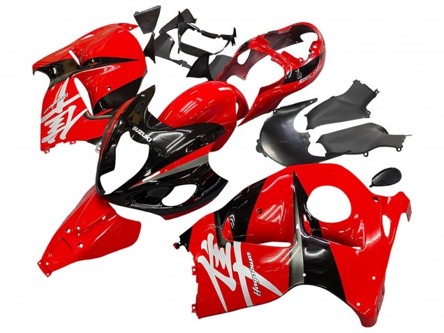 Carénages Moto Suzuki GSXR 1300 Hayabusa 1996-2007 - Rouge Noir Hayabusa