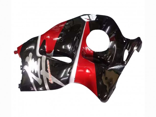 Carénages Moto Suzuki GSXR 1300 Hayabusa 1996-2007 - Rouge Noir Brillant Hayabusa