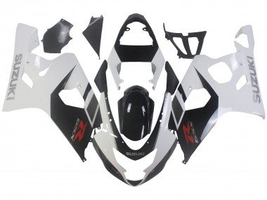 Carénages Moto Suzuki GSXR 600 / GSXR 750 2004-2005 - Blanc Noir Rouge