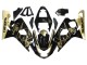 Carénages Moto Suzuki GSXR 600 / GSXR 750 2004-2005 - Noir Brillant Or Corona