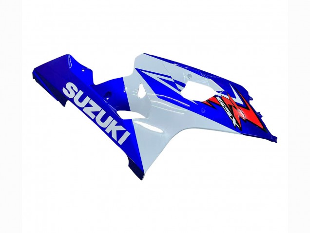 Carénage Moto Suzuki GSXR 600 / GSXR 750 2004-2005 - Blanc Bleu Rouge