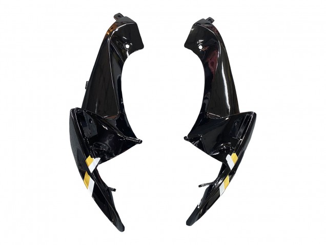 Carénages Moto Suzuki GSXR 600 / GSXR 750 2006-2007 - Noir Brillant Blanc Motul Lucky Strike