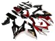 Carénages Moto Suzuki GSXR 600 / GSXR 750 2006-2007 - Rouge Blanc Noir Jaune