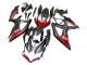 Carénages Moto Suzuki GSXR 600 / GSXR 750 2008-2010 - Noir Mat Rouge