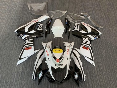 Carénages Moto Suzuki GSXR 600 / GSXR 750 2008-2010 - Blanc Jaune Noir Tyco