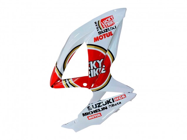 Carénages Moto Suzuki GSXR 600 / GSXR 750 2008-2010 - Blanc Rouge Motul Lucky Strike