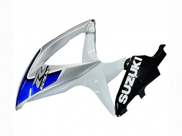 Carénages Moto Suzuki GSXR 600 / GSXR 750 2008-2010 - Blanc Argent Bleu Noir