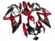 Carénages Moto Suzuki GSXR 600 / GSXR 750 2008-2010 - Rouge Noir Brillant