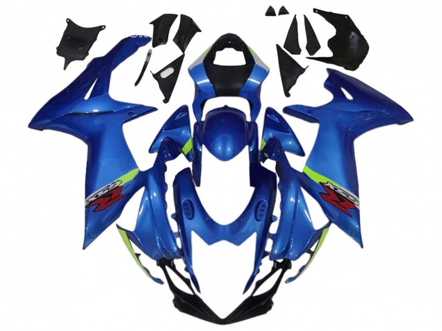 Carénages Moto Suzuki GSXR 600 / GSXR 750 2011-2024 - Bleu Vert Rouge