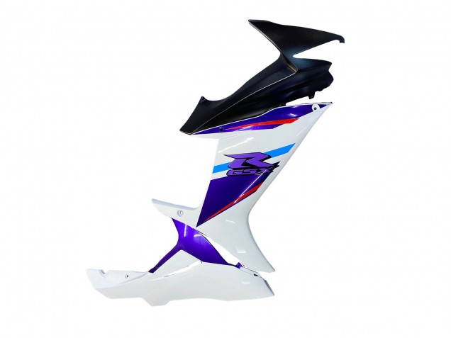 Carénages Moto Suzuki GSXR 600 / GSXR 750 2011-2024 - Bleu Violet Blanc