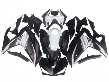 Carénage Moto Yamaha YZF R3/R25 2015-2018 - Blanc Rouge Noir Mat