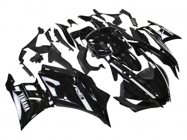 Carénages Moto Yamaha YZF R3/R25 2022-2024 - Noir Brillant