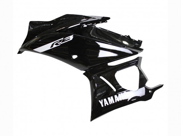 Carénages Moto Yamaha YZF R3/R25 2022-2024 - Noir Brillant