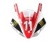 Carénages Moto Yamaha YZF 1000 R1 1998-1999 - Rouge Blanc Noir Jaune Monstre Milwaukee MAXXIS 11