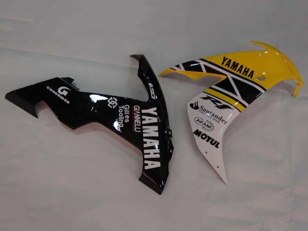 Carénages Moto Yamaha YZF 1000 R1 2004-2006 - Jaune Blanc Noir Brillant