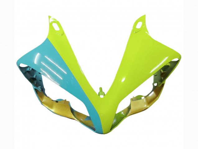 Carénages Moto Yamaha YZF 1000 R1 2007-2008 - Bleu Clair Vert Citron Noir
