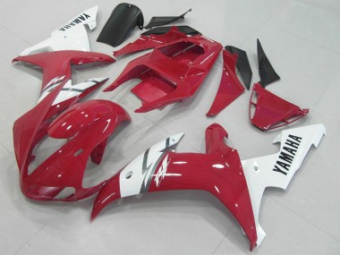 Carénages Moto Yamaha YZF R1 2002-2003 - Blanc Rouge