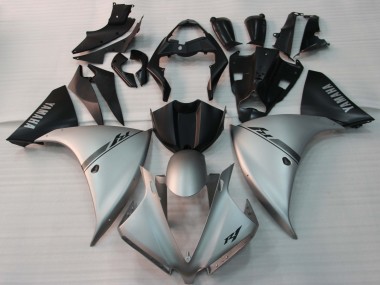 Carénage Moto Yamaha YZF 1000 R1 2009-2011 - Argent Noir
