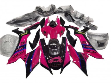 Carénages Moto Yamaha YZF 1000 R1 2020-2025 - Rose Noir Bleu