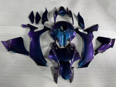 Carénages Moto Yamaha YZF 1000 R1 2020-2025 - Pente Bleu Violet