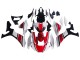 Carénage Moto Yamaha YZF 1000 R1 2020-2025 - Blanc Rouge Noir Brillant
