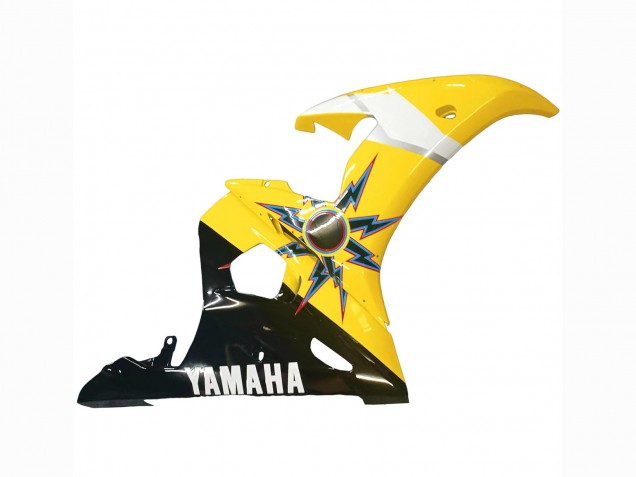 Carénages Moto Yamaha YZF R6S 2006-2009 - Jaune Rouge Noir Brillant 46