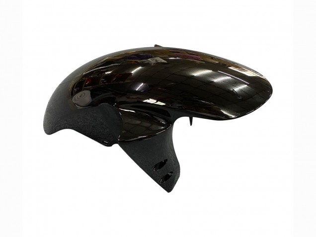 Carénages Moto Yamaha YZF R6S 2006-2009 - Noir Brillant Noir Mat Or Décalque