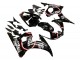 Carénages Moto Yamaha YZF R6S 2006-2009 - Noir Brillant Rouge Blanc Lucky Strike Motul