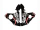Carénages Moto Yamaha YZF R6S 2006-2009 - Noir Brillant Rouge Blanc Lucky Strike Motul