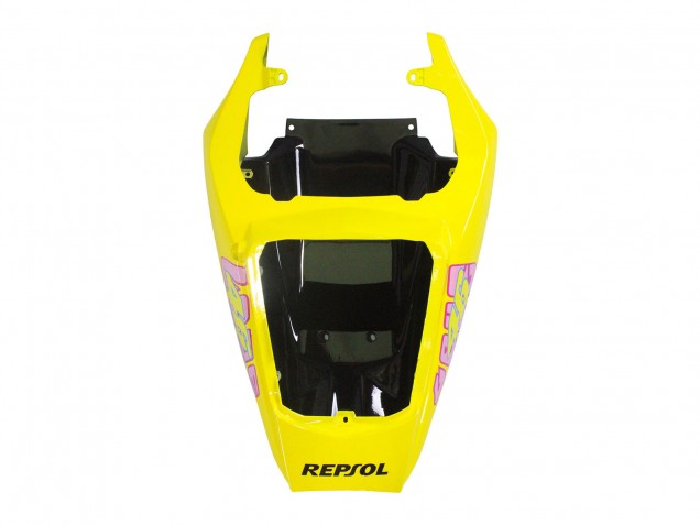 Carénages Moto Yamaha YZF R6S 2006-2009 - Jaune Rose Noir Brillant Rossi Repsol 46
