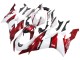 Carénages Moto Yamaha YZF 600 R6 2017-2025 - Blanc Rouge Noir